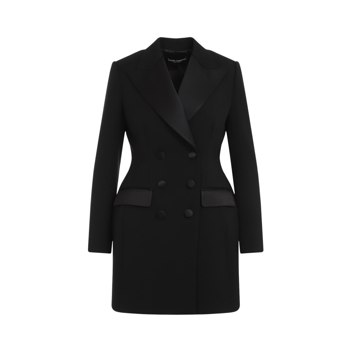 Dolce & Gabbana Black Virgin Wool Jacket
