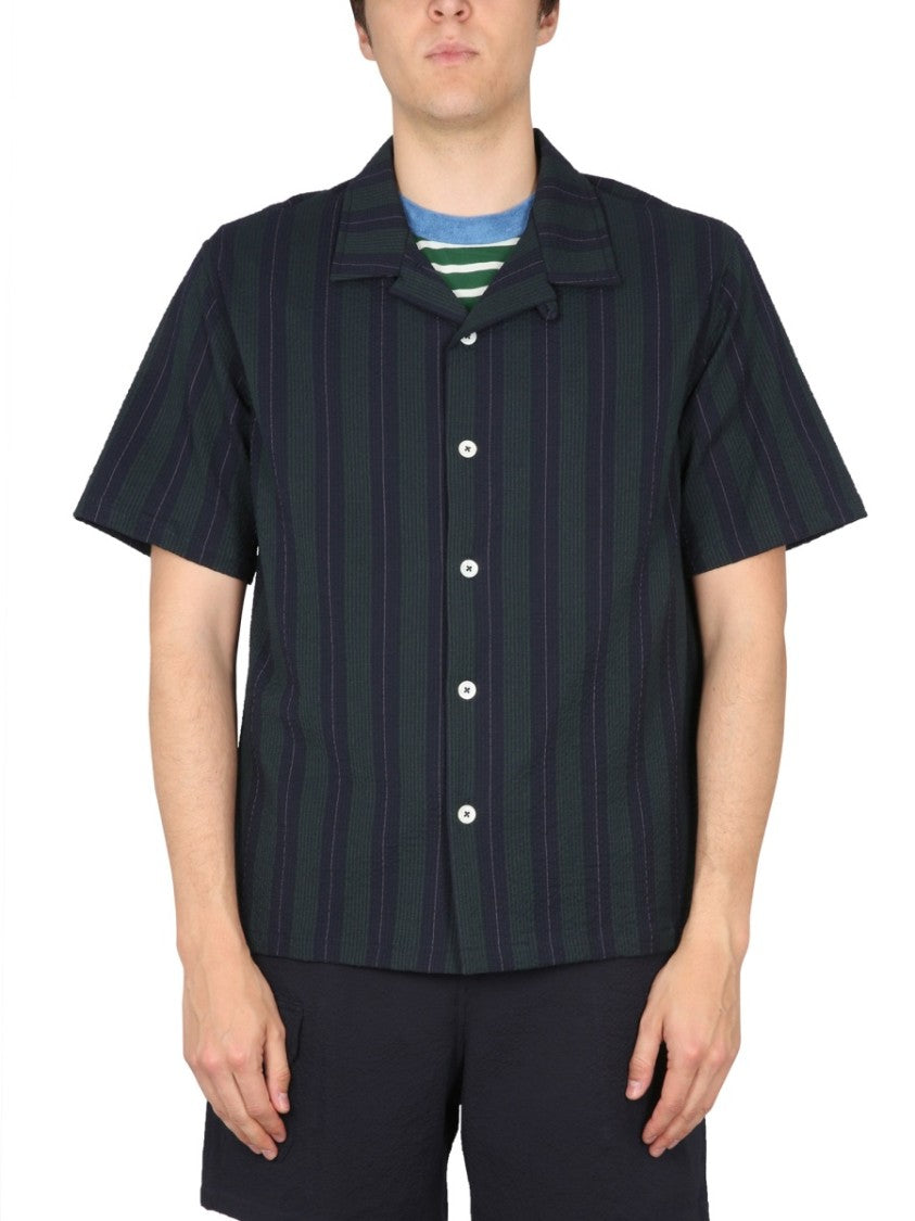 Howlin Striped Short-Sleeved Shirt