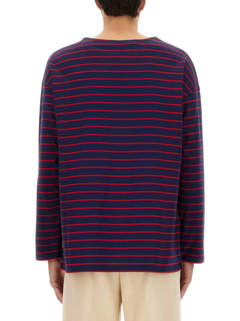 Valentino Long Sleeve T-Shirt With "Chez Valentino" Print