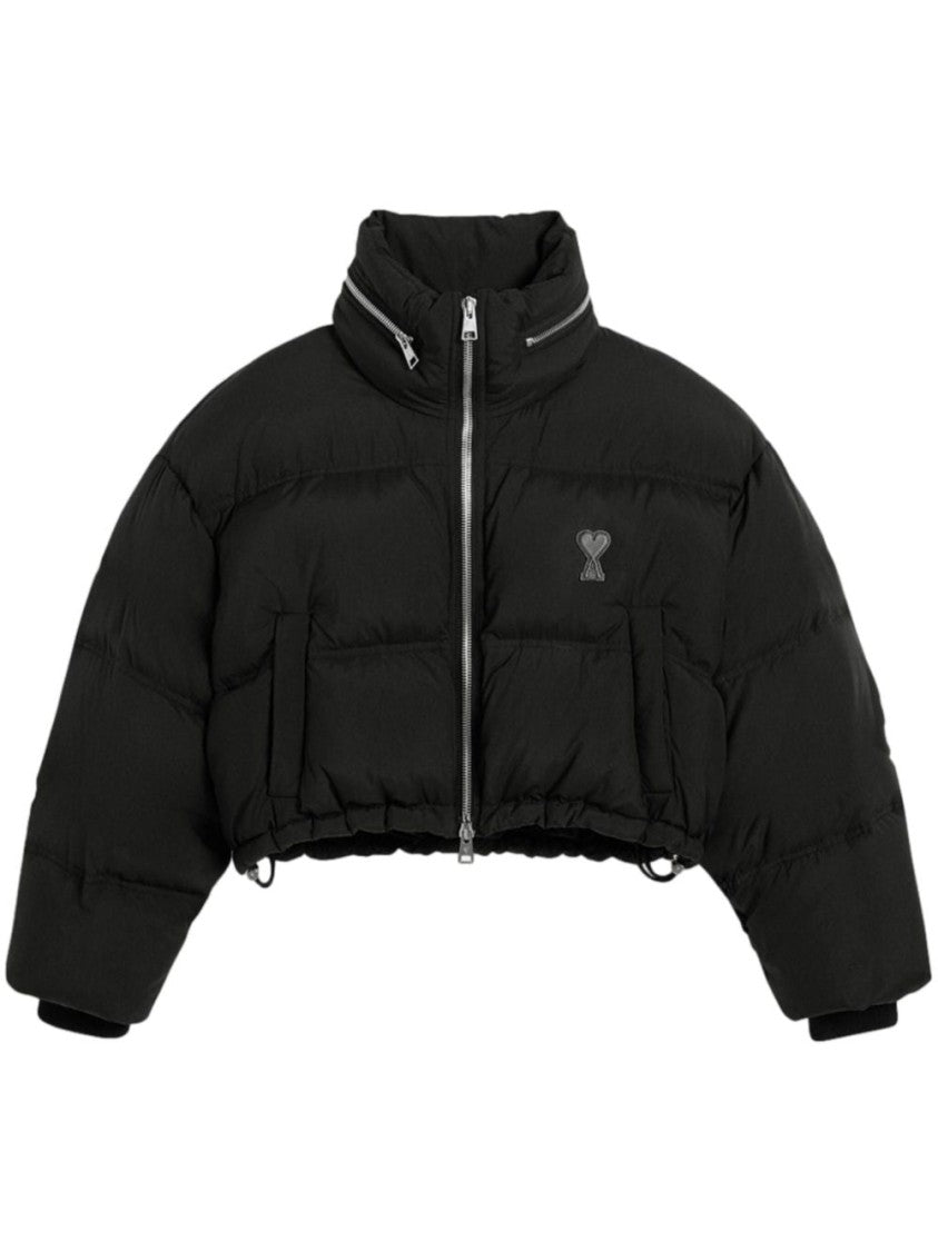 Ami Cropped Black Jacket