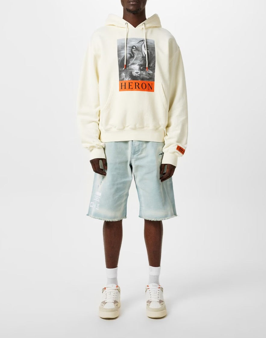 Heron Preston Bw Heron Logo Hoodie
