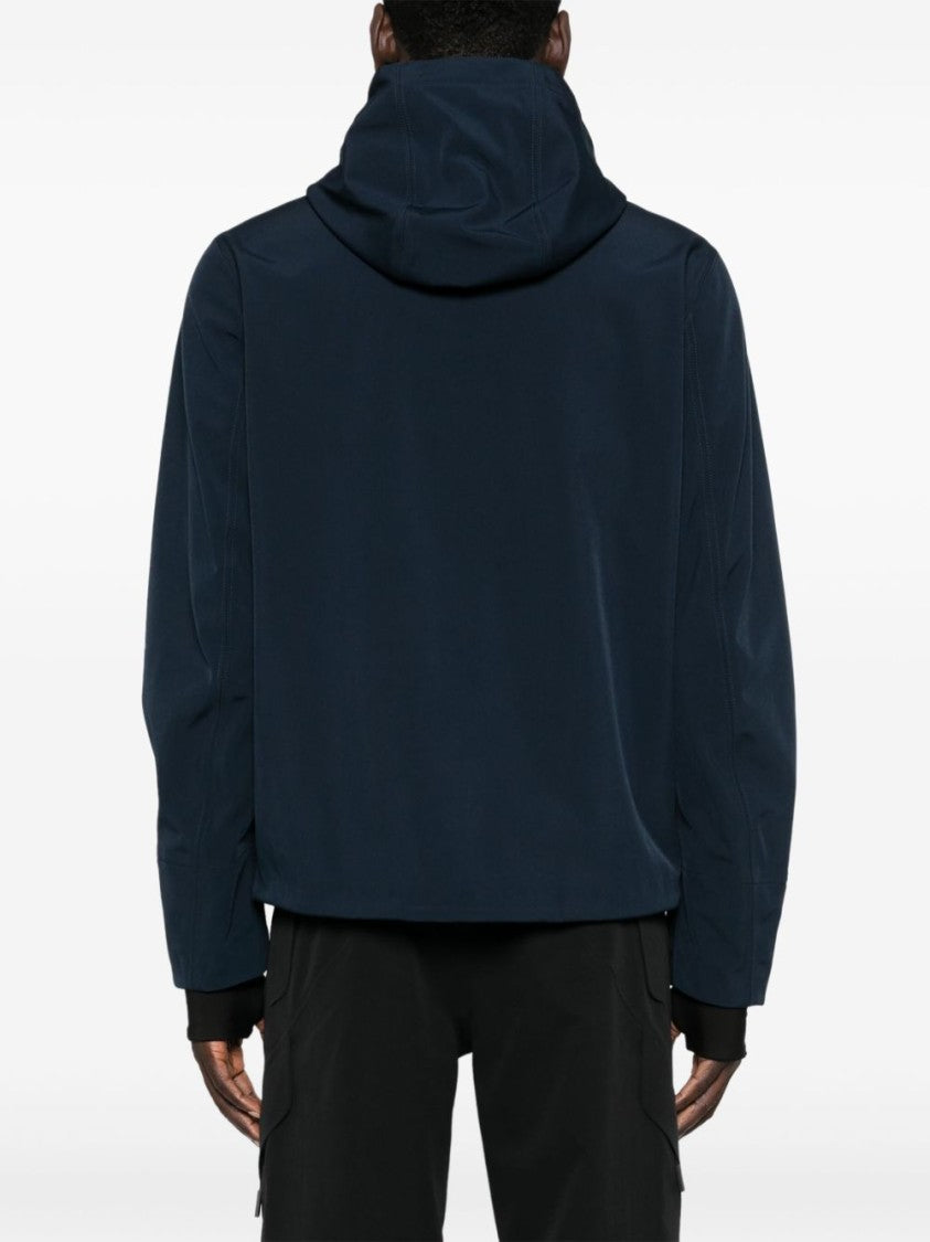 K-Way Navy Blue Waterproof Bonded Jacket