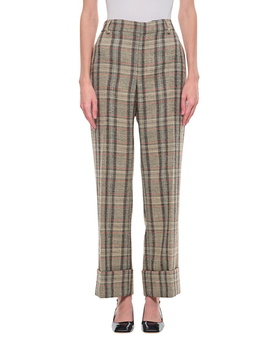 Durazzi Milano Checked Tailored Pants