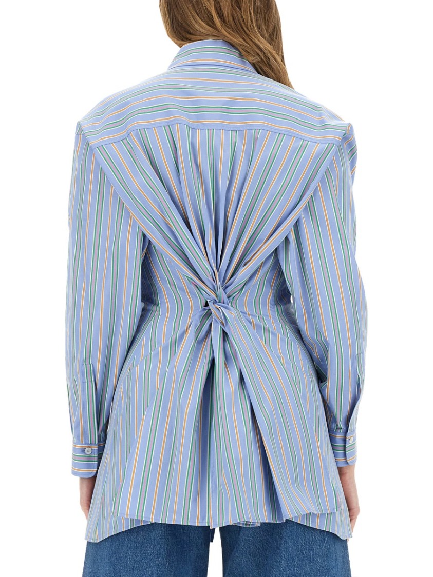 Etro Jacquard Shirt And Knot In The Back