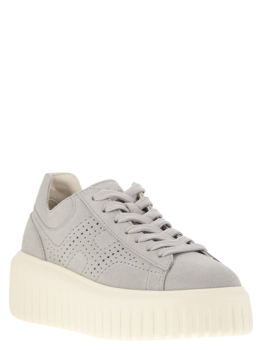 Hogan H-Stripes - Suede Trainers