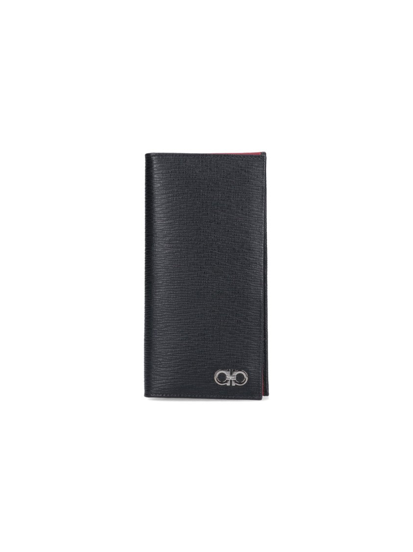 Ferragamo "Organizer Gancini" Wallet Black