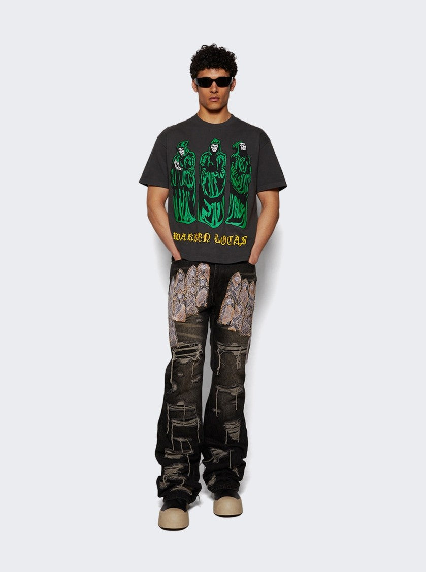 Who Decides War Patched Arch Mocha Jeans - Chestnut