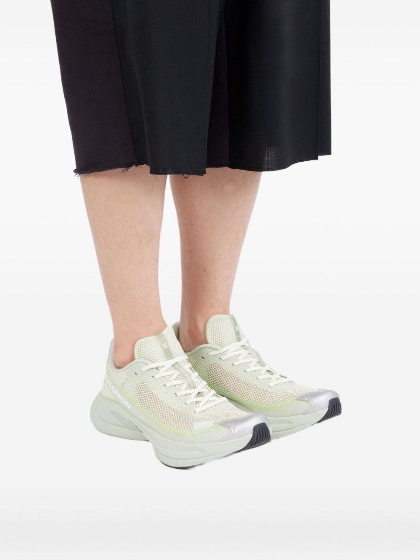 Mm6 By Maison Margiela Green Sneakers With Contrast Toe Cap