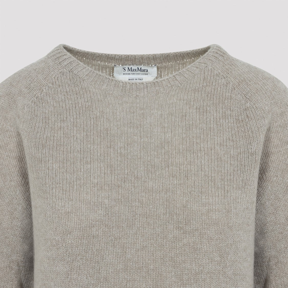 Max Mara Georg Beige Wool Pullover