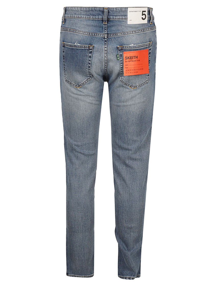 Department Five Classic Five-Pocket Jeans With Subtle Whiskering Details