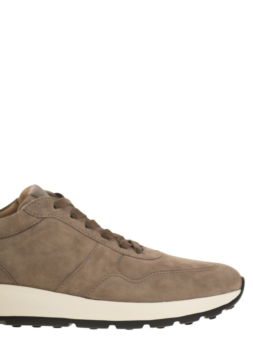 Tod's Red Dot Suede Sneakers By Pashmy