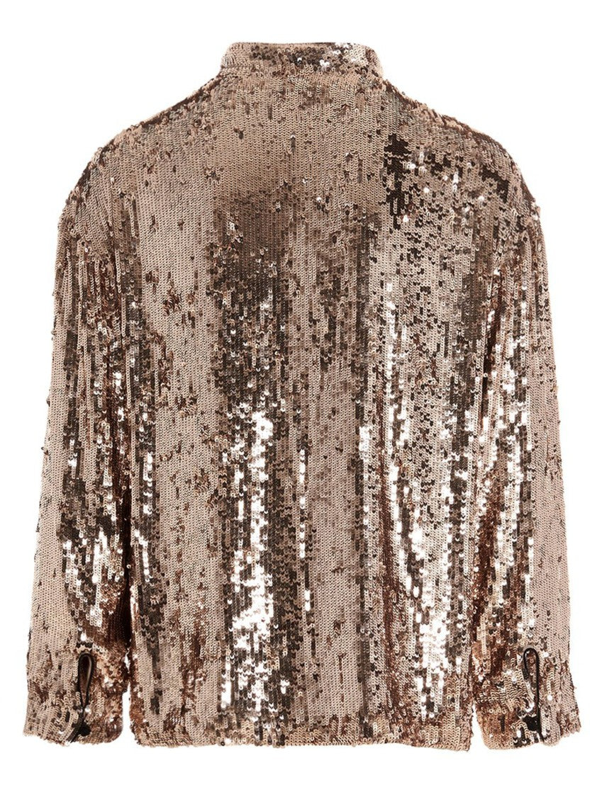 Gucci Silk Shirt With Sequin Embroideries