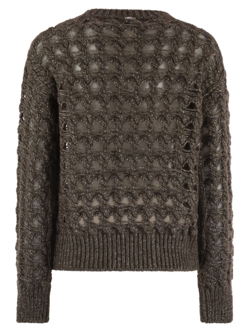Herno Resort Jumper In Alpaca And Wool