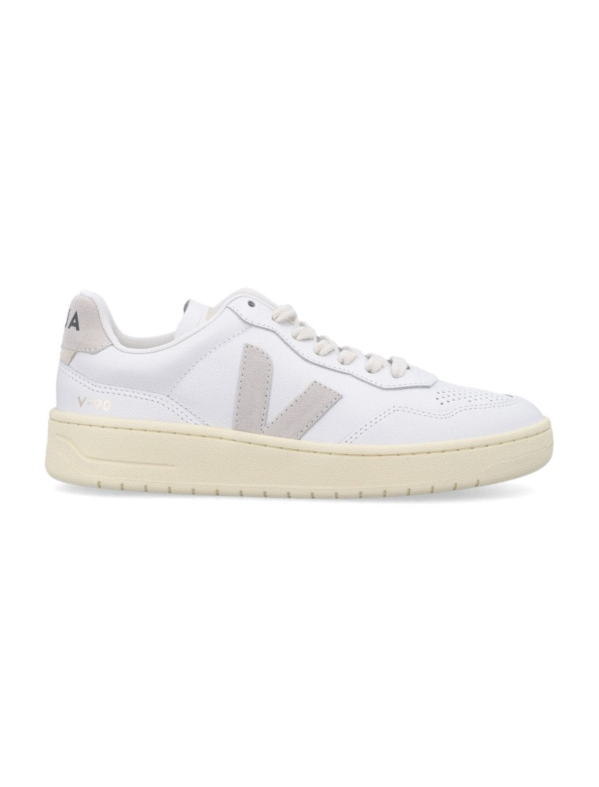 Veja V-90 Minimalist White Sneakers