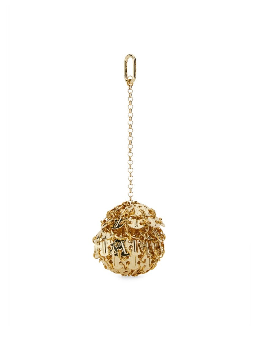 Rabanne Intricately Designed Brass Keychain Charm