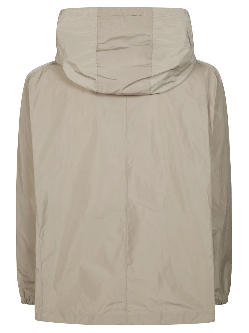 Dsquared2 Front-Zippered Windbreaker Jacket With Adjustable Hood