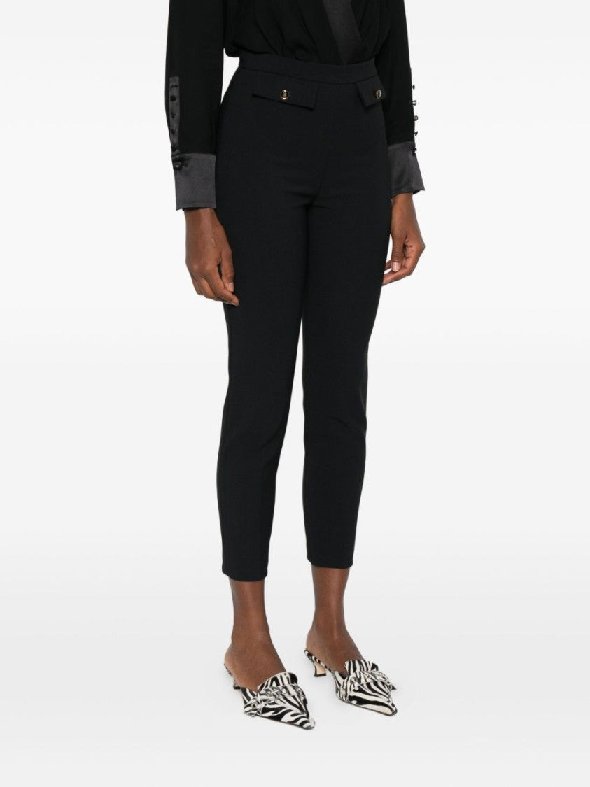 Elisabetta Franchi Cropped Tailored Trousers