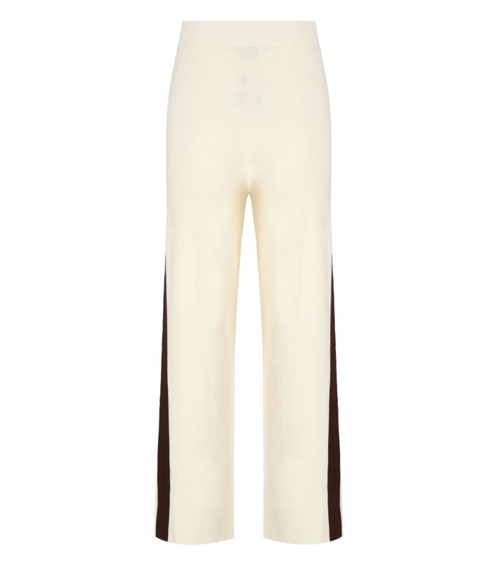 Elisabetta Franchi Milk Coffee Knitted Pants