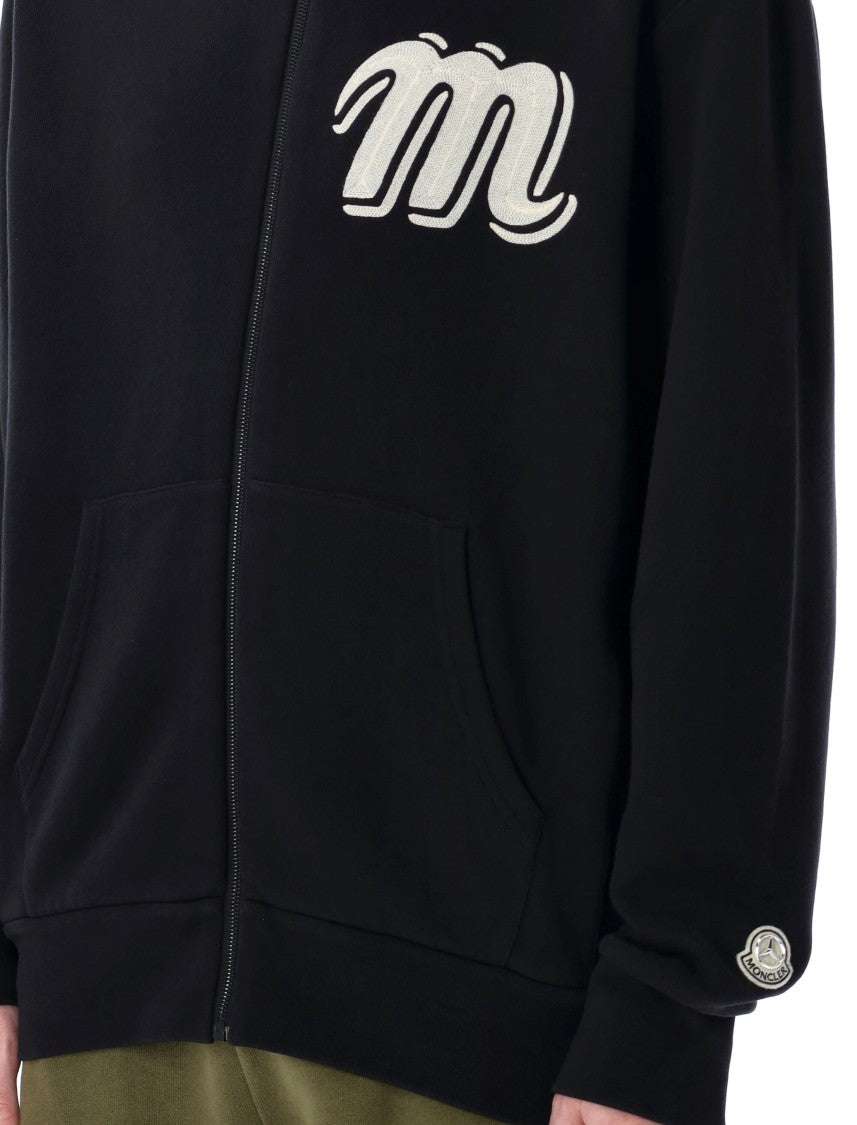 Moncler Genius X Mercedes Benz Black Zip-Up Hoodie