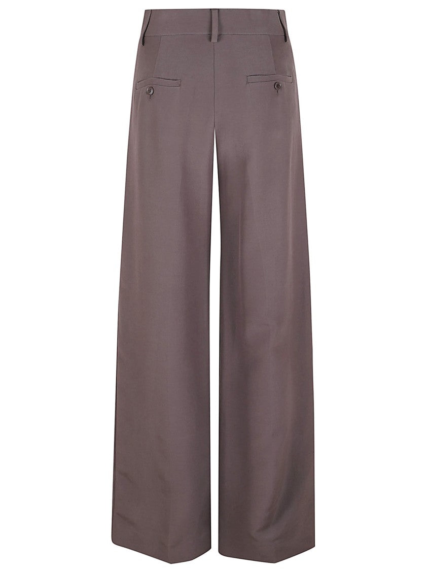 Max Mara Tailored High-Waist Wide-Leg Pants With Clean Finish