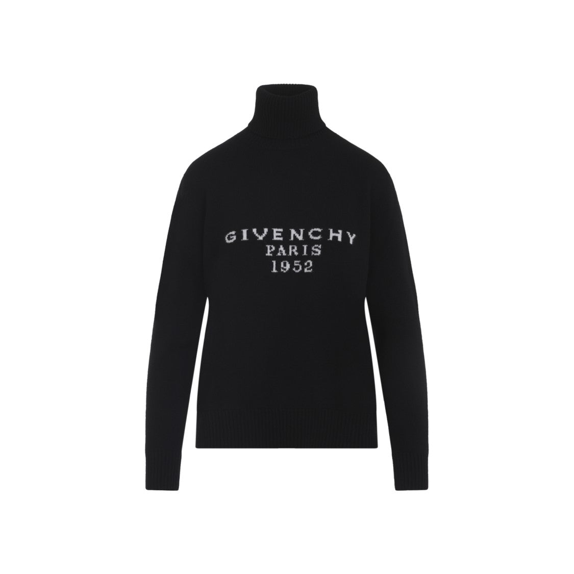 Givenchy Black Wool High Neck Sweater