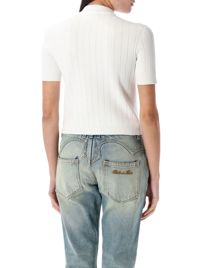 Balmain Knit Mc Btn Sweaters