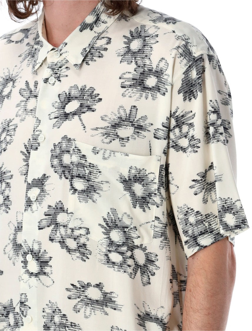 Magliano Bowling Pixel Flower Shirt