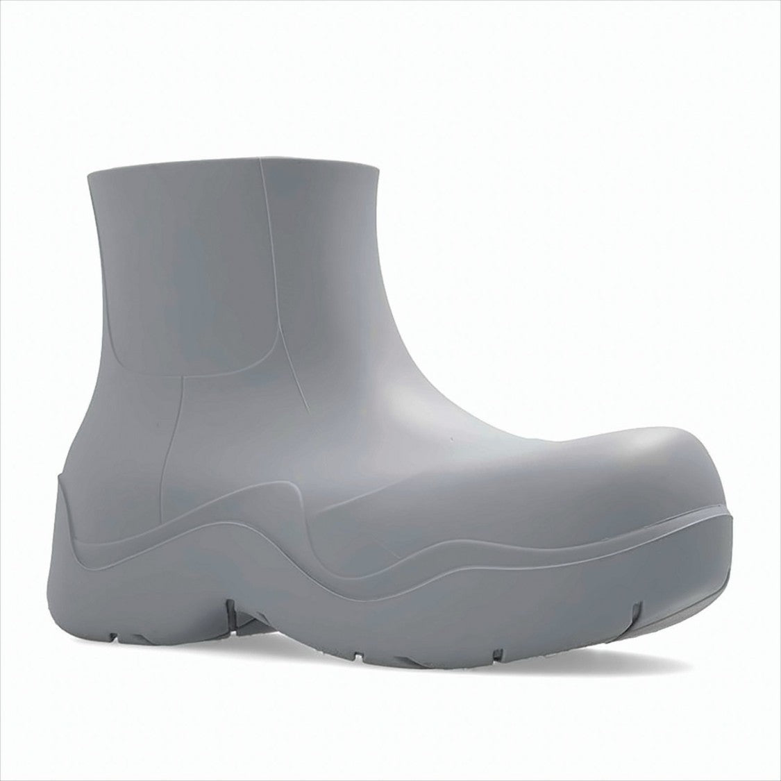 Bottega Veneta Matte Rubber Ankle Boots