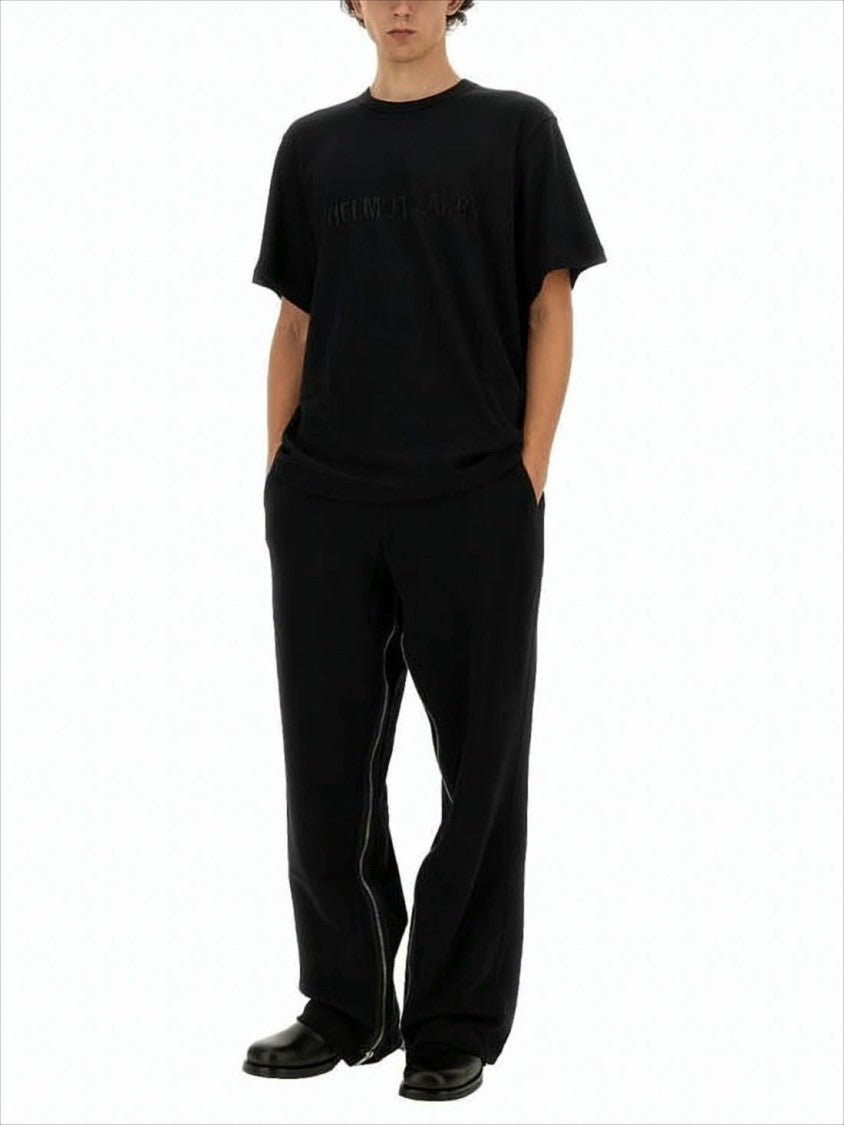 Helmut Lang Short-Sleeve T-Shirt With Embossed Logo