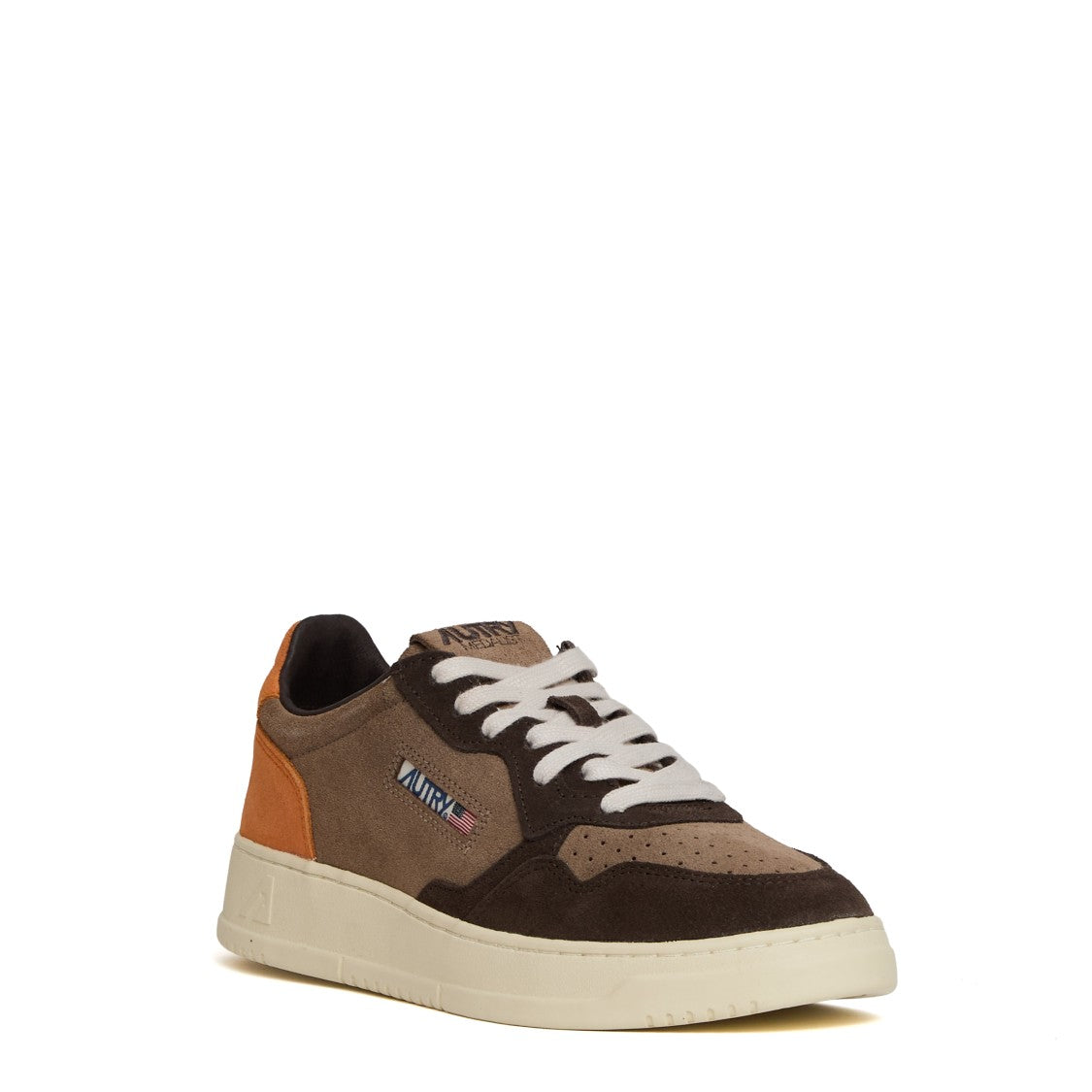 Autry Medalist Low Tricolor Suede Sneakers