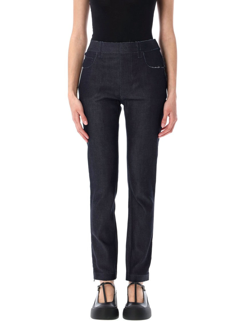 Marni High-Waisted Indigo Slim Fit Denim Pants