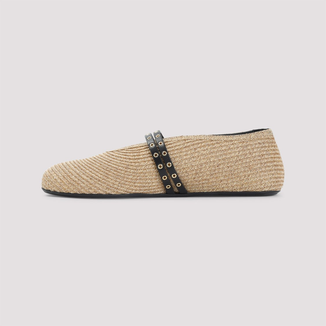 Alaïa Paper Straw Ballerinas