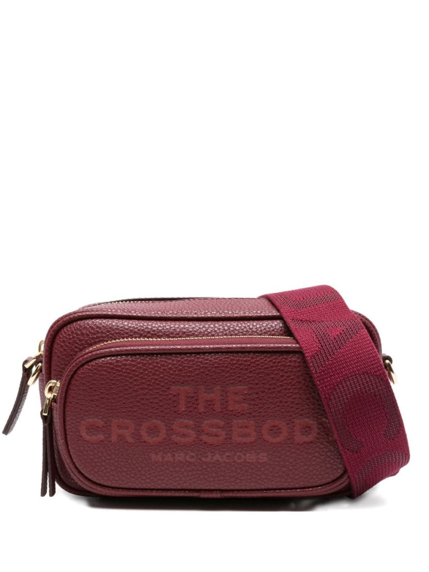 Marc Jacobs Textured Leather Shoulder Bag With Adjustable Strap