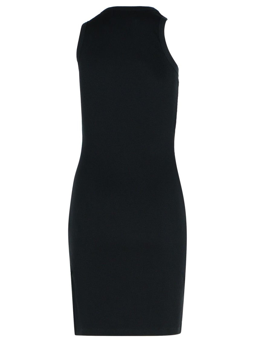 Coperni Clip' Black Cotton Dress