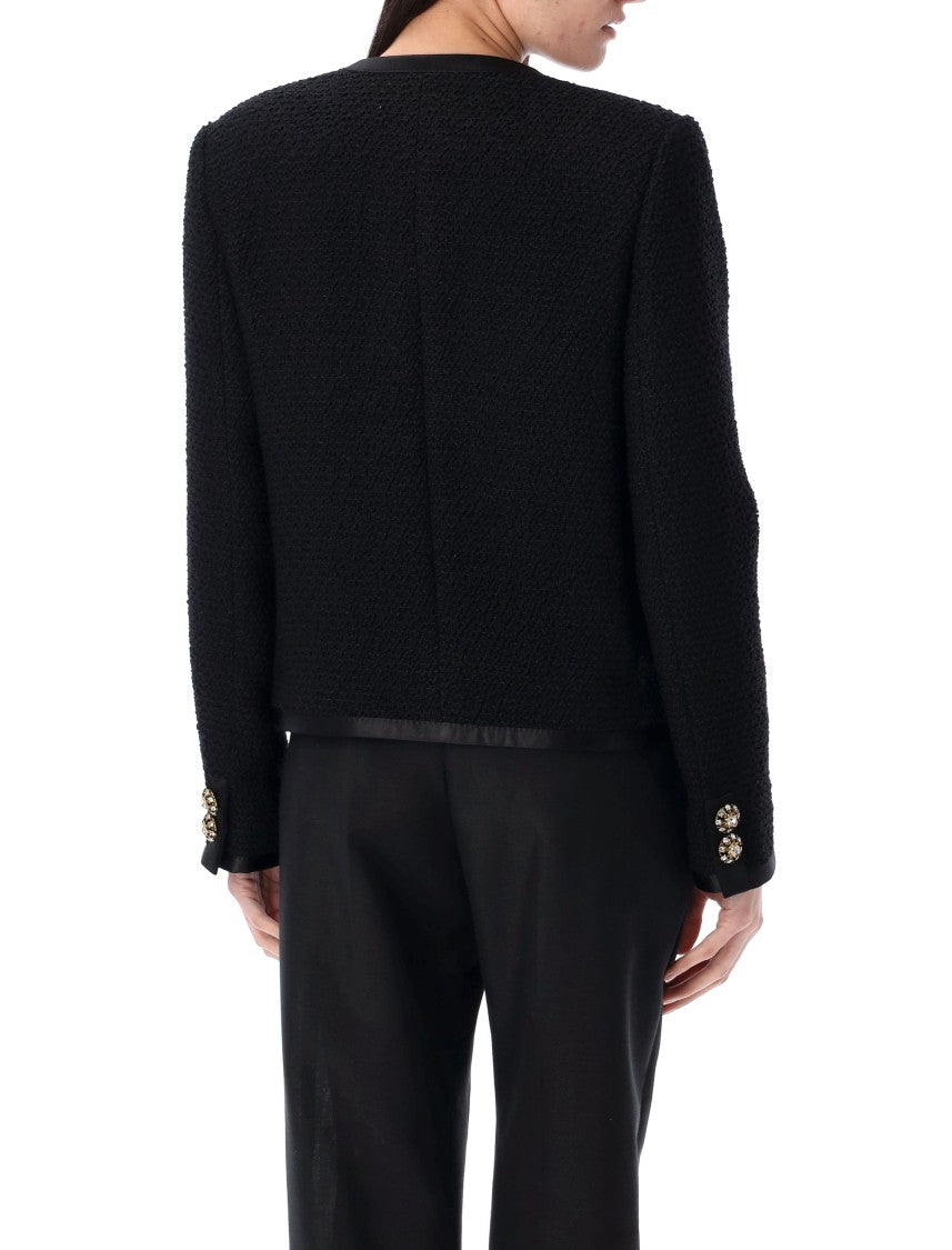 Dolce & Gabbana Cropped Tweed Jacket