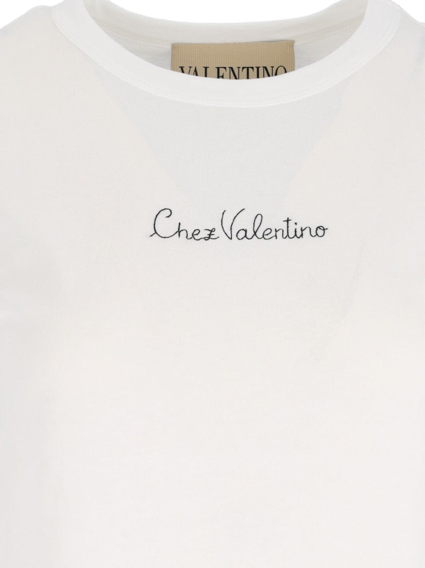 Valentino "Chez Valentino" T-Shirt – White