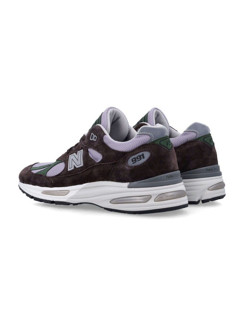 New Balance 991 V2 Layered Suede Sneakers
