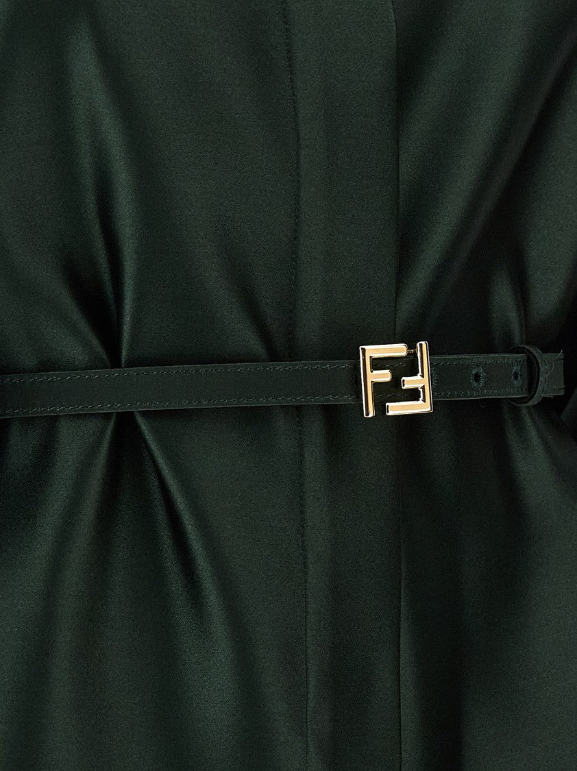 Fendi Silk Duchesse Blazer