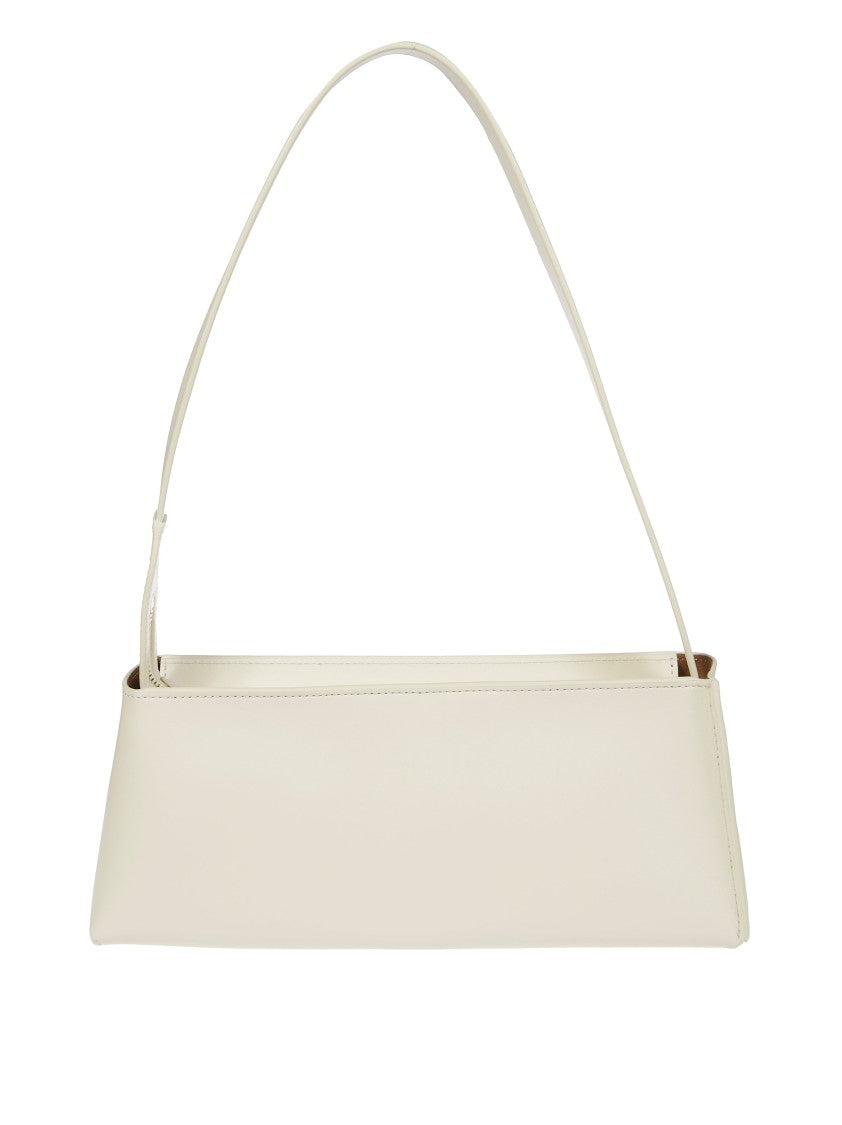 Marni Elongated Silhouette Shoulder Bag With Bold Lettering
