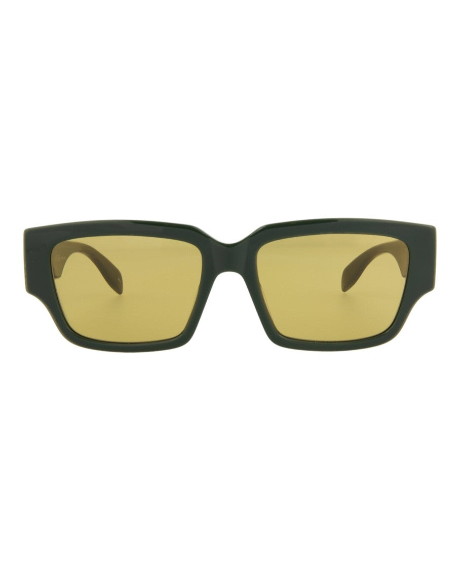 Alexander Mcqueen Square/Rectangle-Frame Acetate Sunglasses