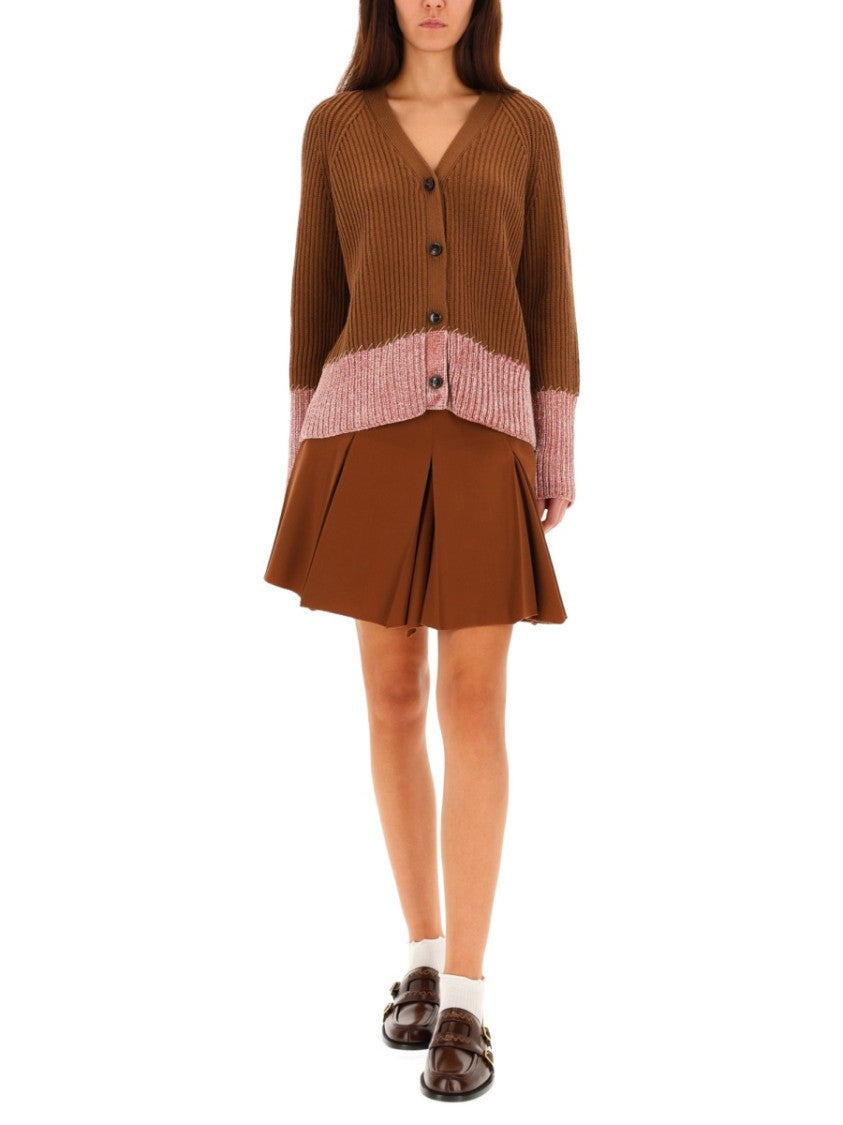 Marni "Color Block" Pattern Cardigan