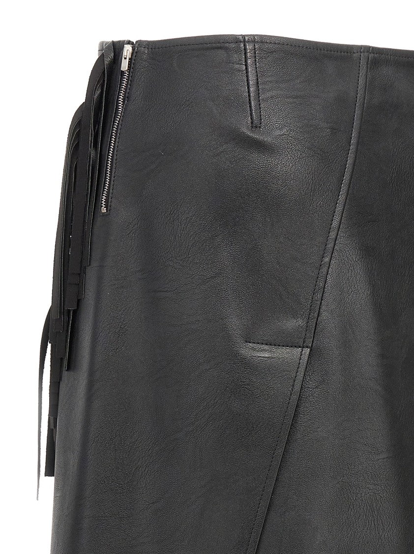 Stella Mccartney Fringed Alter Mat Skirt With Side Closure