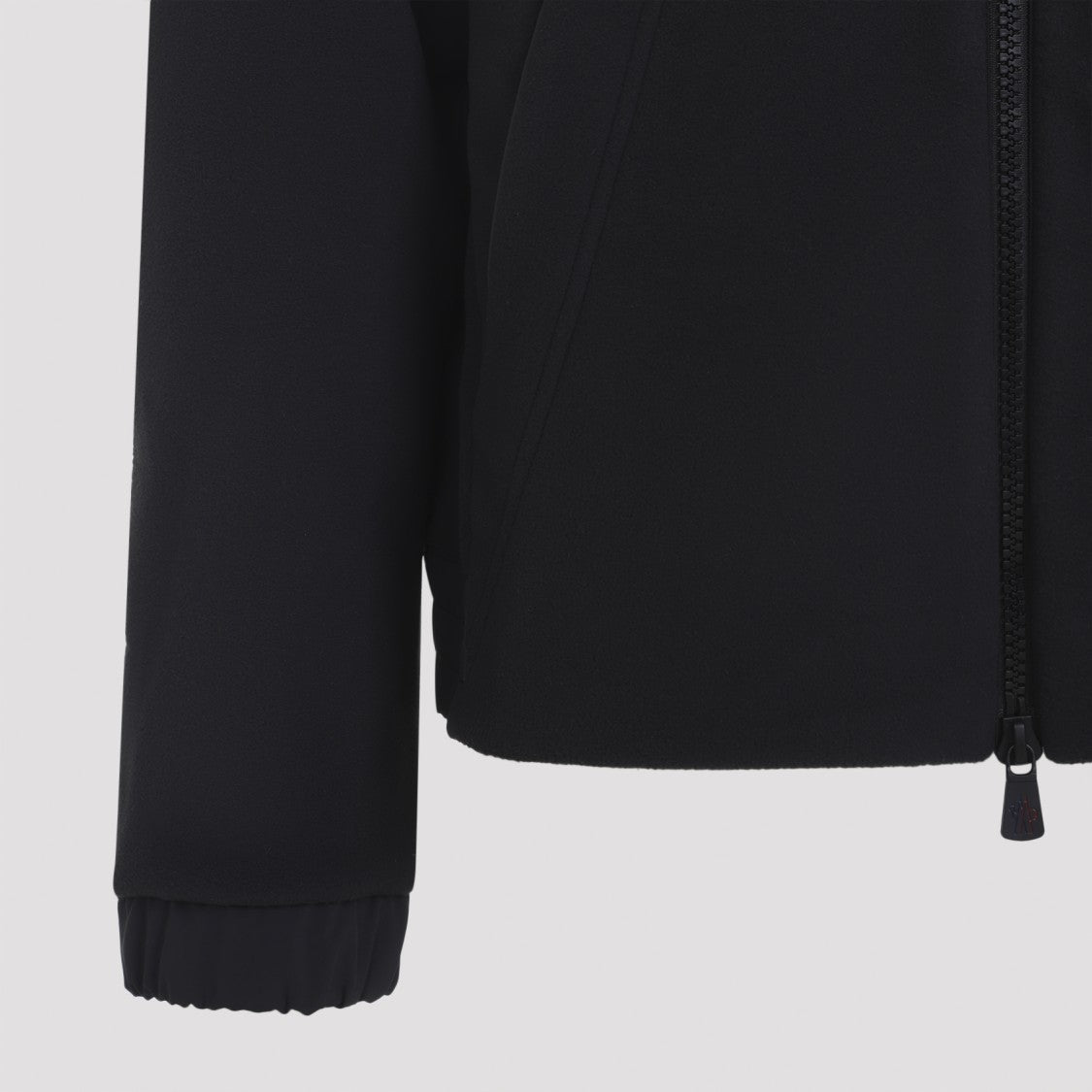 Moncler Grenoble Zip Up Black Polyester Jacket