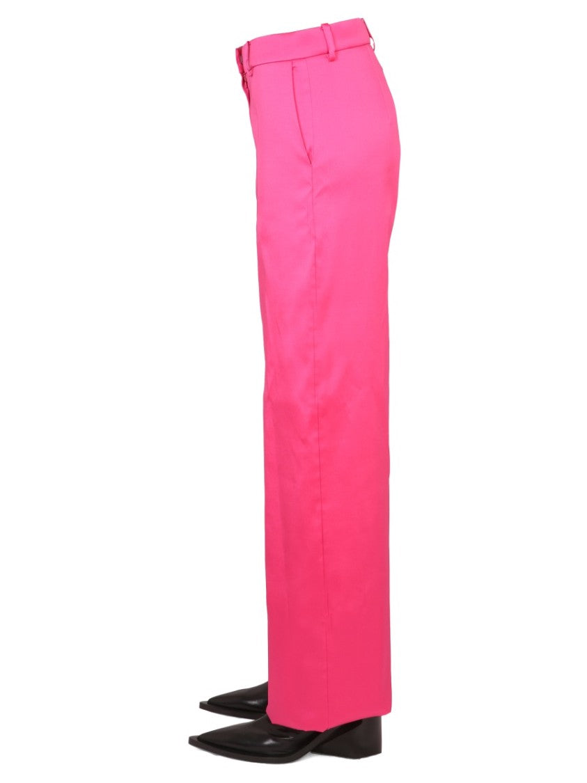Magda Butrym High-Waisted Wide-Leg Pants With Fluid Silhouette