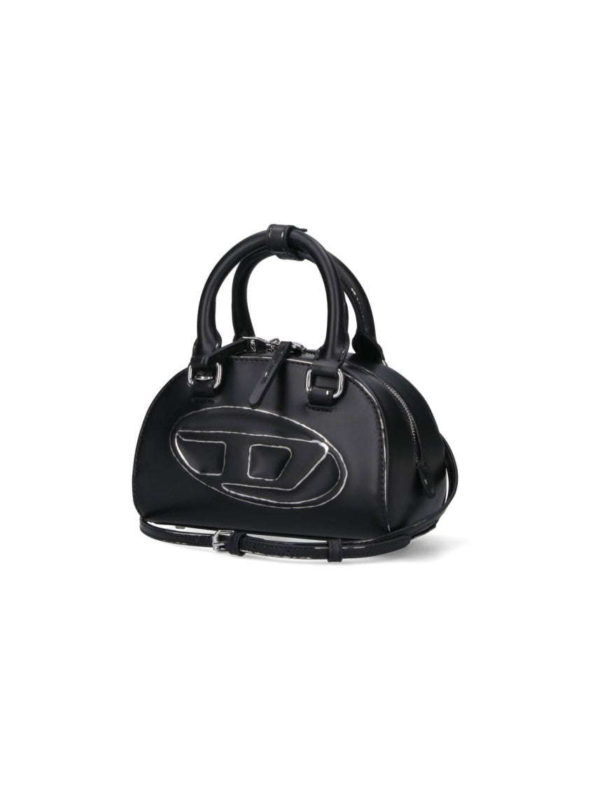 Diesel '1Dr Dome Crossbody' Bag – Black