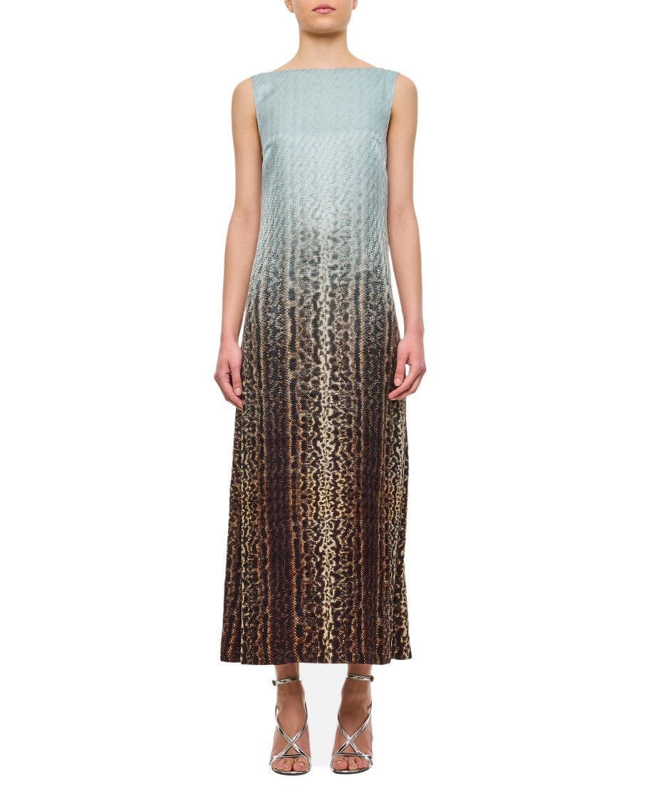 Fendi Shaded Midi Dress