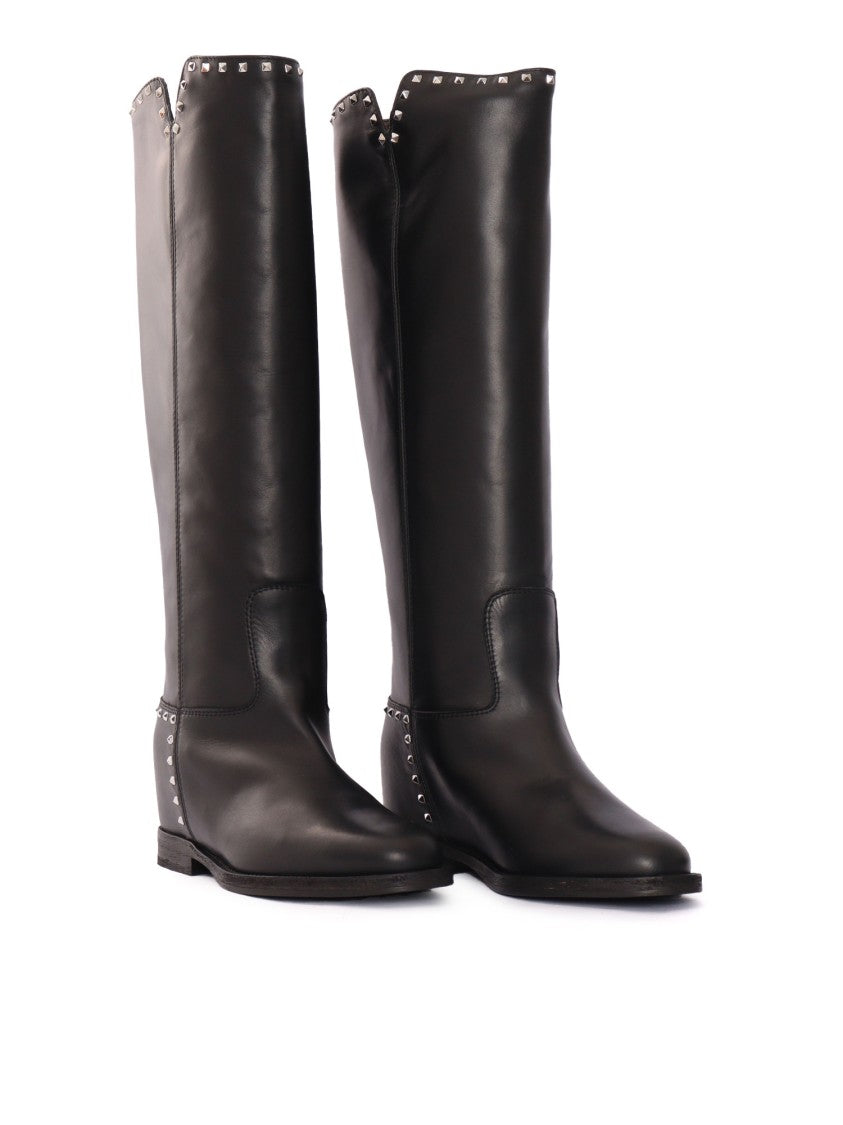 Via Roma 15 Split Boot With Pyramid Edges