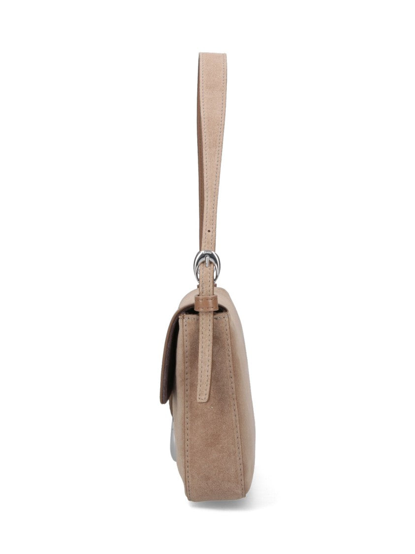Staud "Harlow" Shoulder Bag – Beige