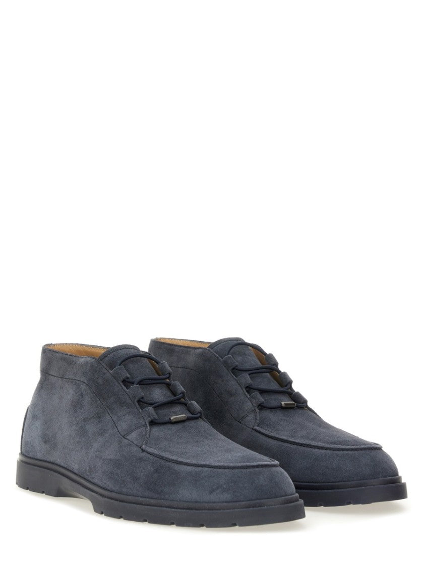 Tod's Sleek Blue Suede Loafer