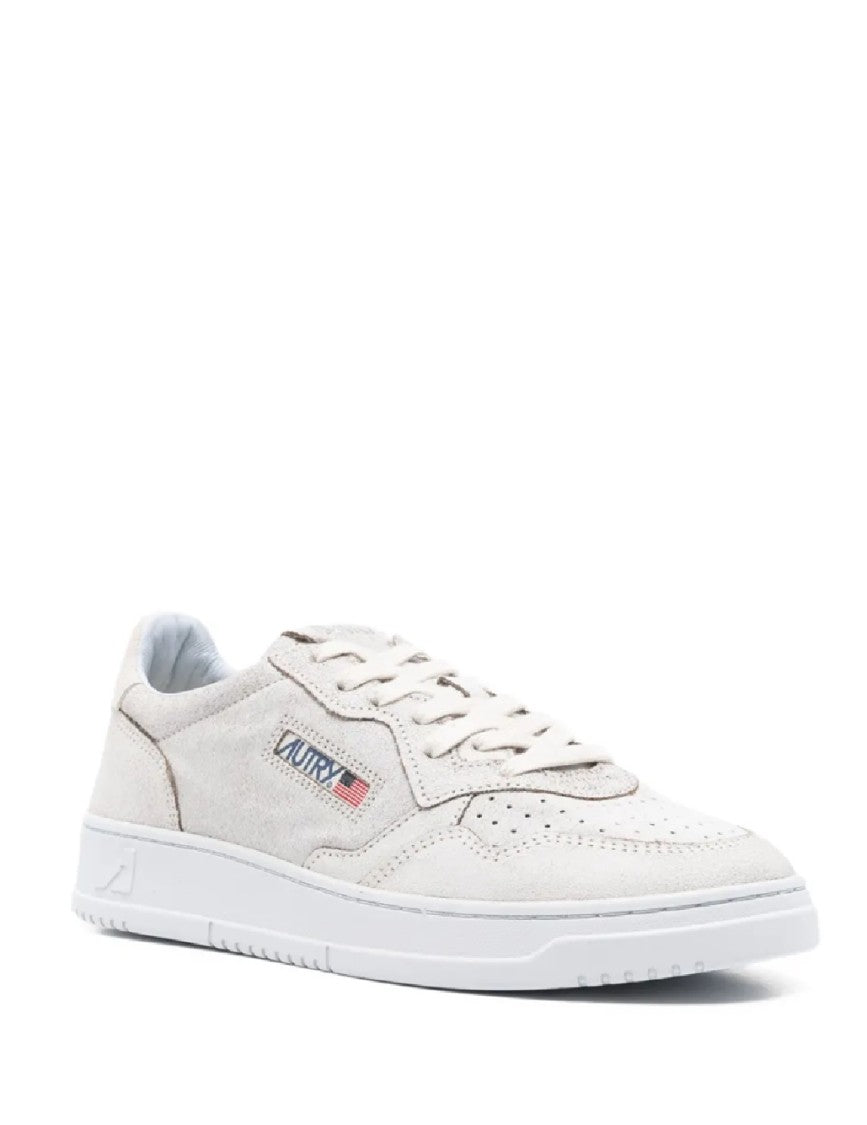 Autry Low-Top Sneakers With Smooth And Suede Leather Combination
